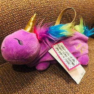 Luv Betsey Betsey Johnson Unicorn Carry All Pouch